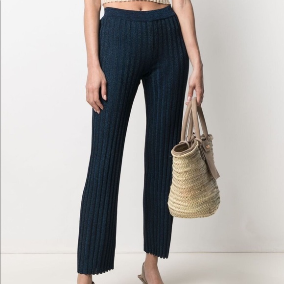 Paloma Wool Fromthe Rib Pants In Navy 